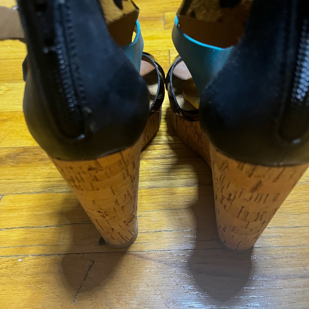 Aldo BAJA- Multicolor Wedge Sandals - Picture 6 of 6